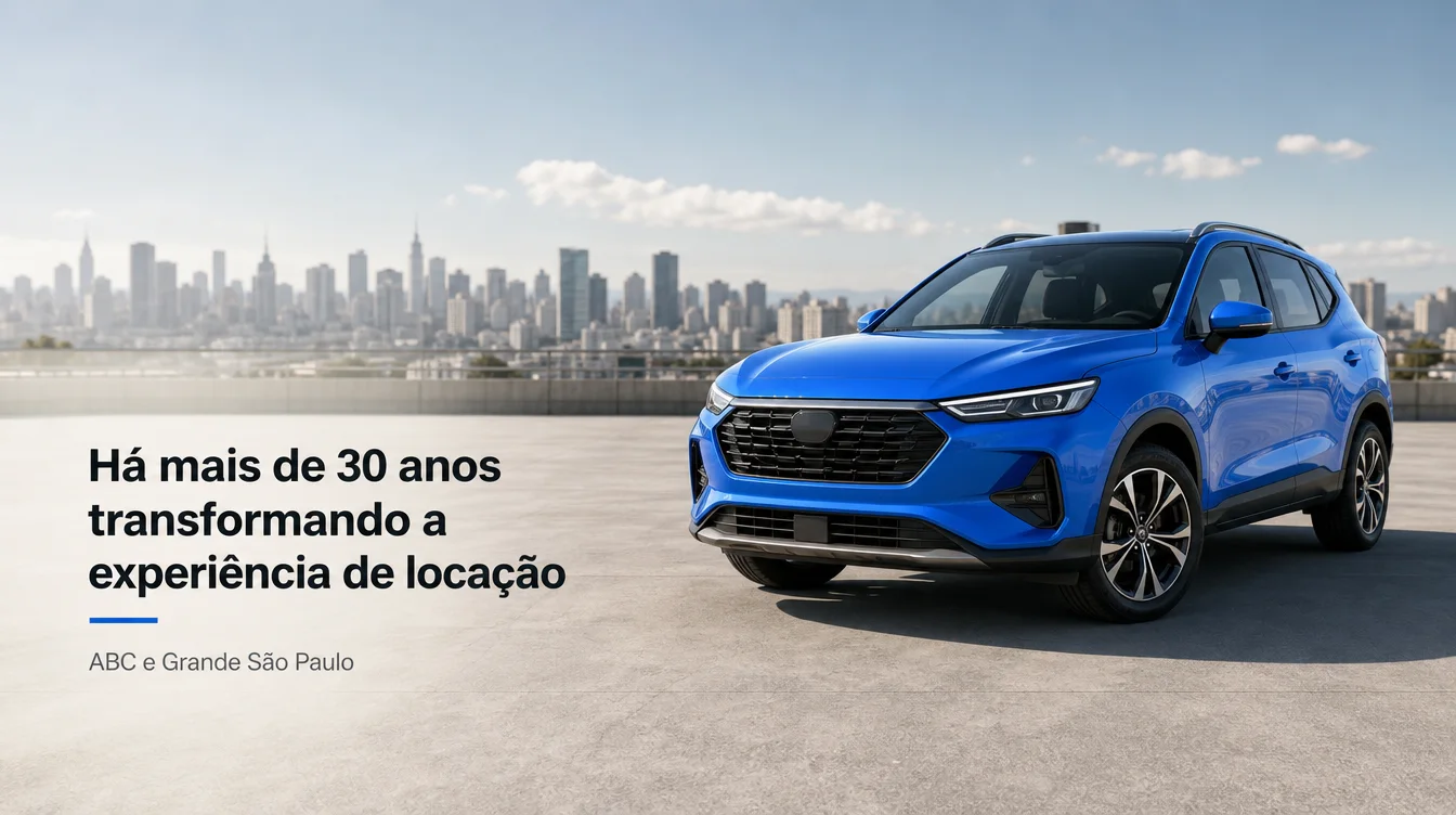 Quem Somos — mais de 30 anos transformando a experiência de locação de veículos